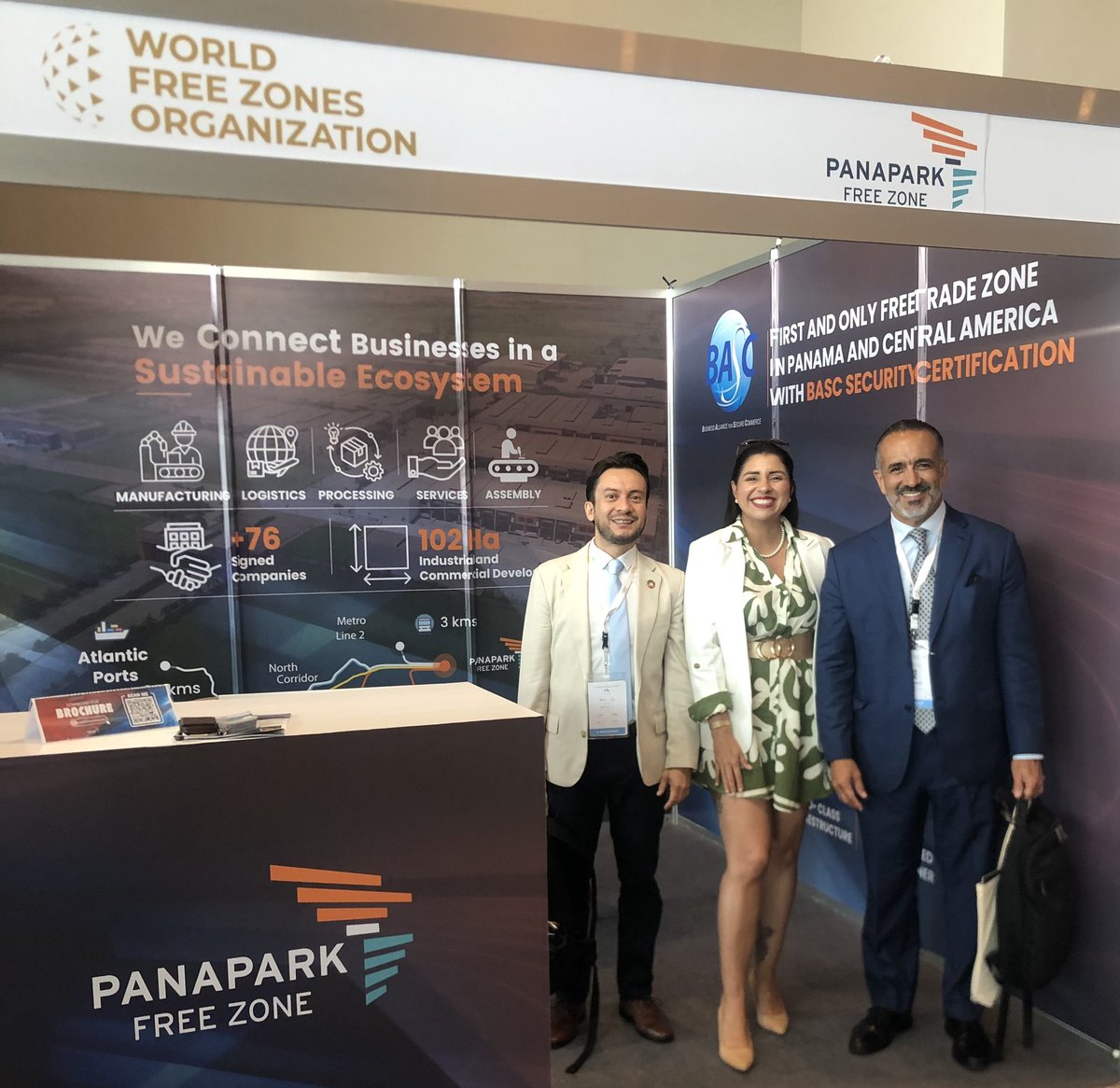 MDI_corp's tweet photo. 📍#AgendaInternacional 🇵🇦 - Día 3

Cierre de la 12va conferencia mundial de #ZonasFrancas organizada por la @WorldFreeZone.

Recorrimos varios stands y conectamos con varios representantes de Parques Industriales y ZF del mundo para conocer sus servicios y posibles alianzas 🤝 https://t.co/nTUiEPPj7z