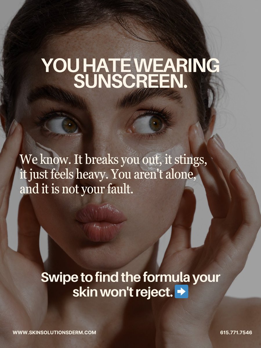 SkinSolutionsD's tweet photo. If your SPF stings or causes rashes, it’s not you—it’s the formula. We’re breaking down why mineral physical shields are the gold standard for sensitive and acne-prone skin.

Find your perfect match in our latest guide: https://t.co/rF4sRyTVG6

#Dermatology #UVAwarenessMonth https://t.co/FHRqnbcD9i