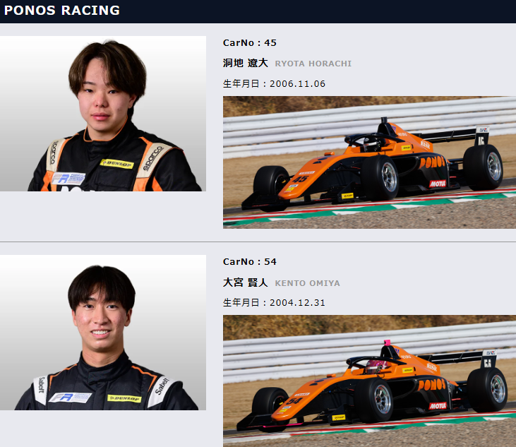 5/23(土)・24(日)開催 「全日本スーパーフォーミュラ選手権」併催