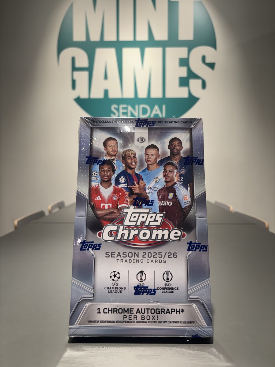新商品入荷 】 海外SOCCER⚽ ・2025-26 TOPPS CHROME UCC HOBBY 新商品入荷 】 海外SOCCER⚽ ・2025-26 TOPPS CHROME UCC HOBBY