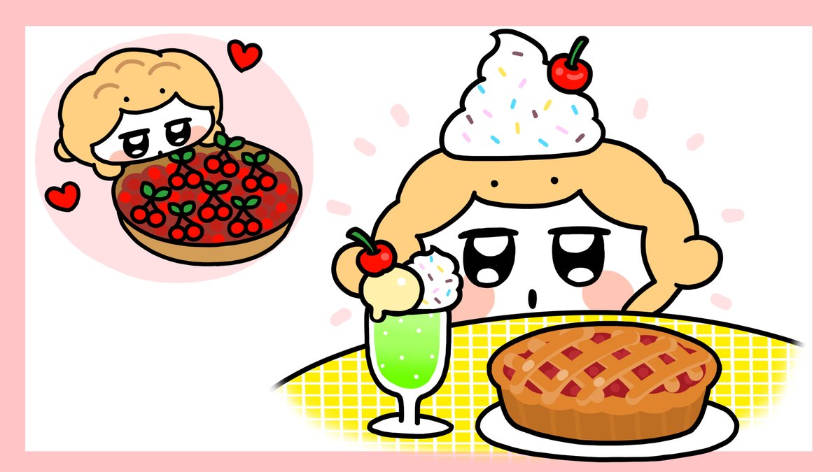 HOI_SHUU's tweet photo. さくらんぼ狩りに行ってきたほいシューです🍒❤️🍒
🍒メロンソーダ🍒チェリーパイ🍒可愛くてﾃﾝｼｮﾝｱｶﾞﾙｯｯｯ https://t.co/W7PXQnajss