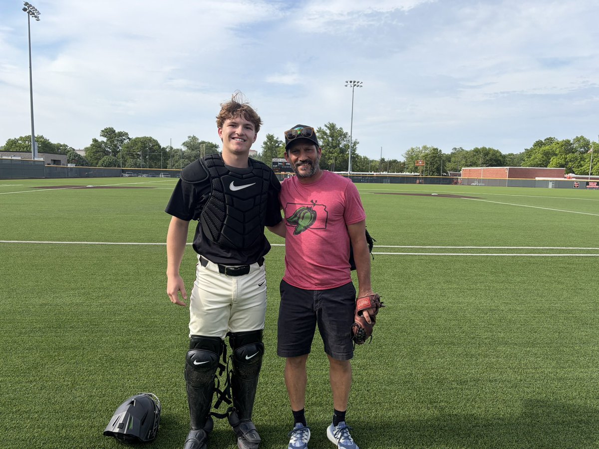 LionBaseball's tweet photo. Chesty Lions lose a hard fought game tonight at home against Washburn Rural.  7-6.  Thanks to Rafael and Kate at Global Cafe for sponsoring the game and throwing out a first pitch.  Looking forward to Moms camp tomorrow night and post season play next week. https://t.co/vOj767lqXk