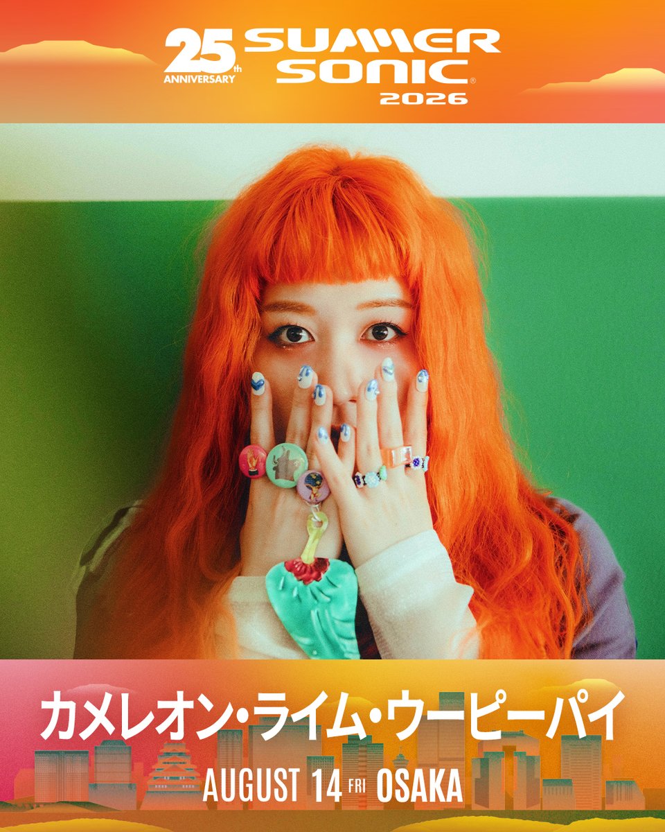 LIVE情報】 『SUMMER SONIC 2026』 大阪会場に出演決定！ 🗓️8/14(金