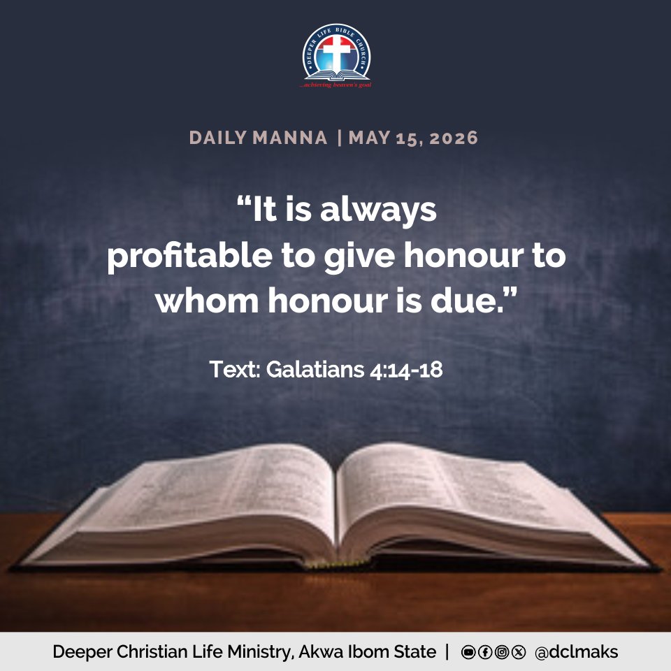 Deeper Christian Life Ministry, Akwa Ibom State tweet media