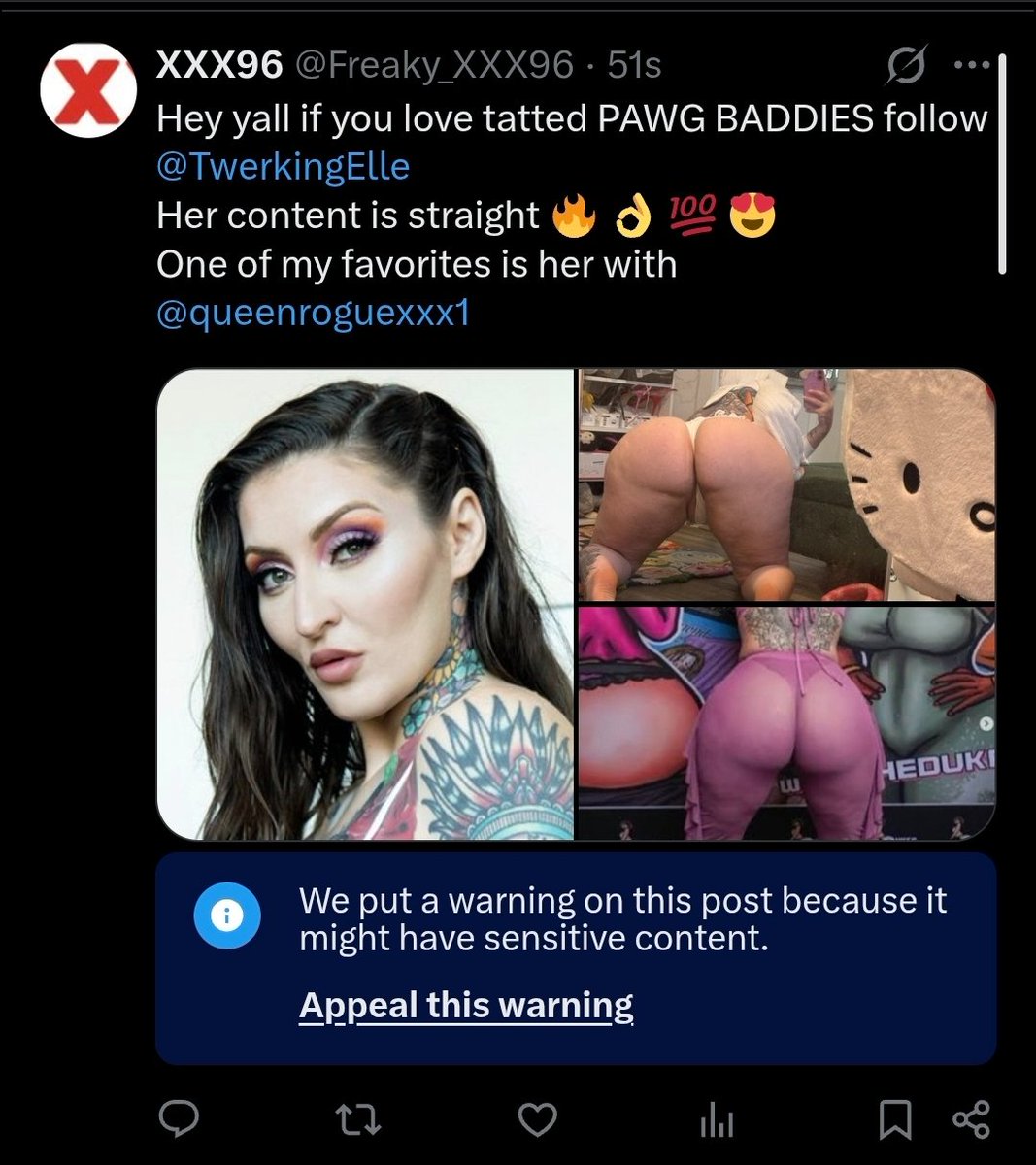 Freaky_XXX96's tweet photo. @TwerkingElle made this post to help network your stuff https://t.co/yXyzbMpH7F