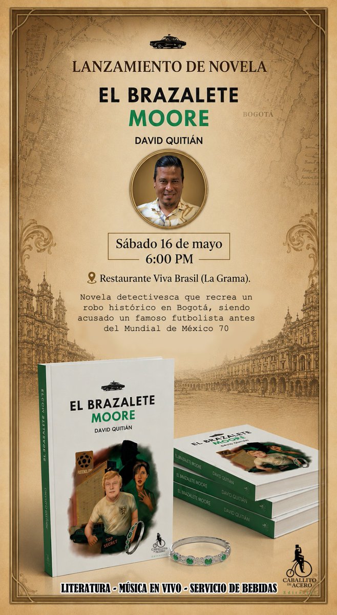 quitiman's tweet photo. Novela de fútbol. Noche de música. Sábado 16 de mayo. Restaurante Viva Brasil, Villavicencio. Invitadisimos! https://t.co/YOPJRlNgbb