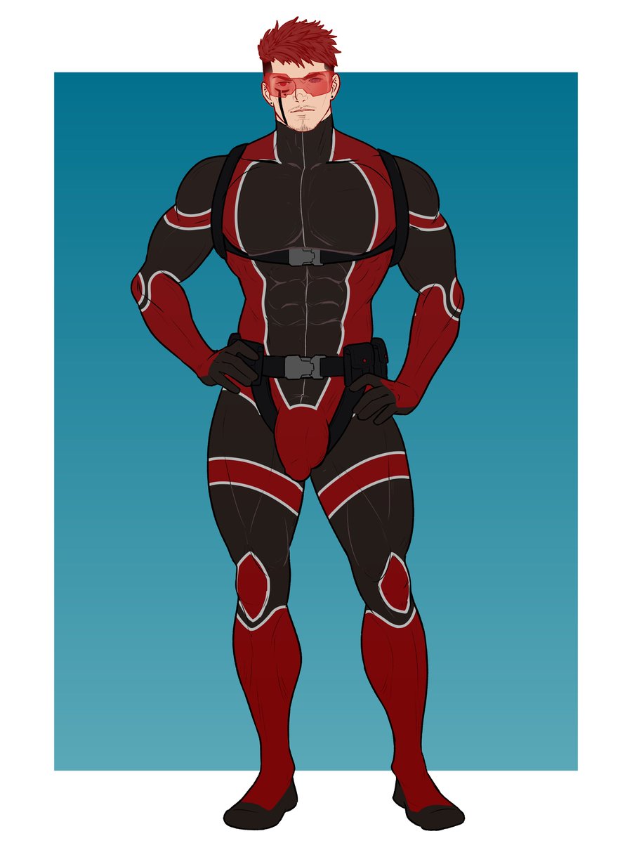 Jorai12345's tweet photo. Call me a sup, villain, or whatever you want... I got a tight spandex bodysuit well made by the talented Kallrex. I am off to join the streets and be part of the action out there. 

Artist: @KaillreX https://t.co/iqKS1AtMre
