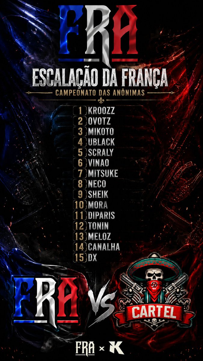 Comunidade_FRA's tweet photo. Vai começar soltar seu #Gofra 🔥🇫🇷 https://t.co/SAbLywKn2P