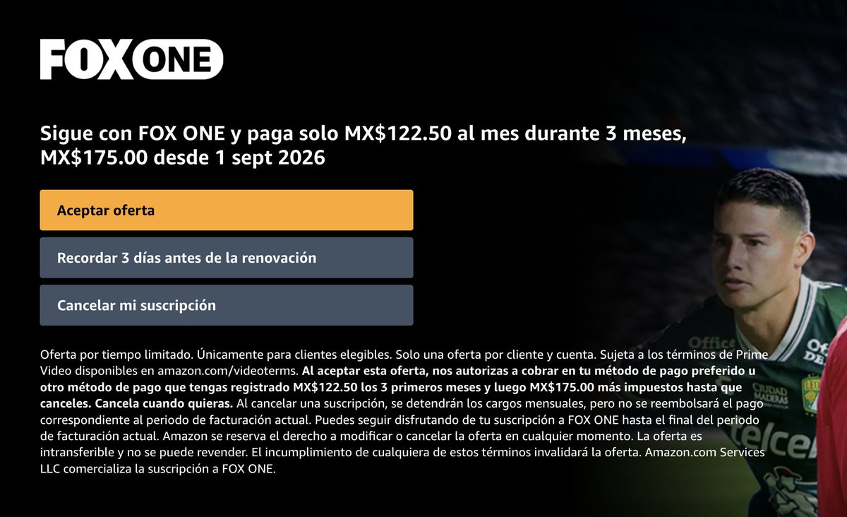 DrMarioCepeda's tweet photo. @somos_FOX @Tuzos @PumasMX Qué fraude Fox One, vamos a cancelarte por  la vía @PrimeVideo @amazon https://t.co/c2hCD5rqnA