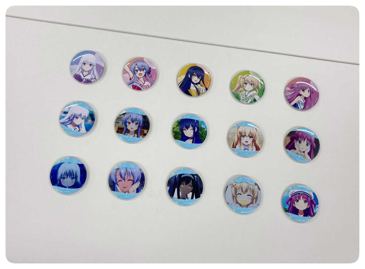 summer pockets　夏の思い出を追いかけるツアー　缶バッジ　ステッカー 缶バッジ【TVアニメ『Summer Pockets』】(描き下ろしイラスト)(場面写