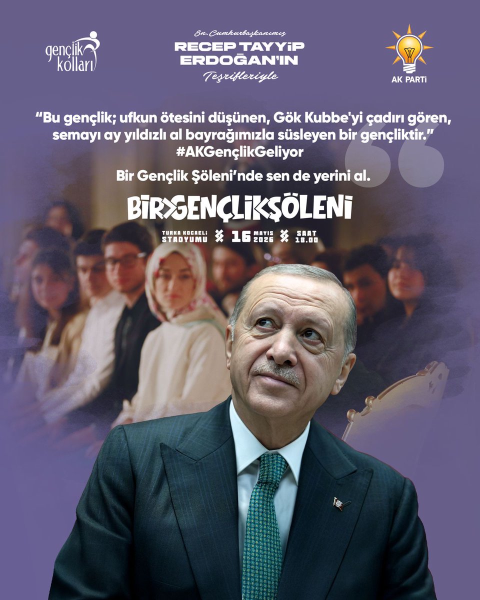 Haticeetinta15's tweet photo. #AKGençlikGeliyor https://t.co/2jHBwTFoL5