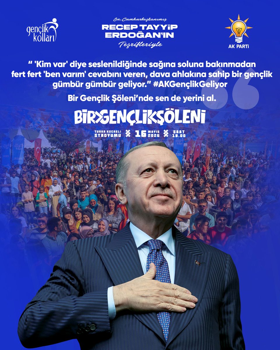 Haticeetinta15's tweet photo. #AKGençlikGeliyor https://t.co/2jHBwTFoL5