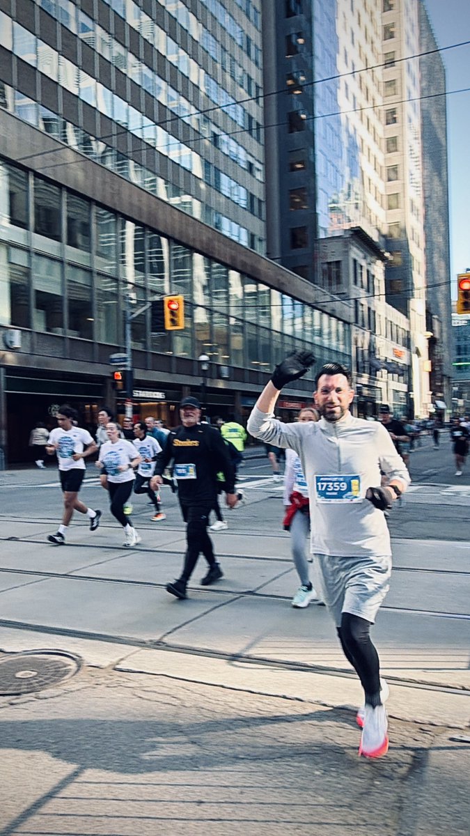 MarkSalvarinas's tweet photo. Despite the chilly Toronto morning, an amazing turnout filled the streets for a fantastic cause!

I had a great time running the 2026 Sporting Life 10k in support of @Campfirecircle_. 💪🏅#SL10k https://t.co/YGKREqfPTY
