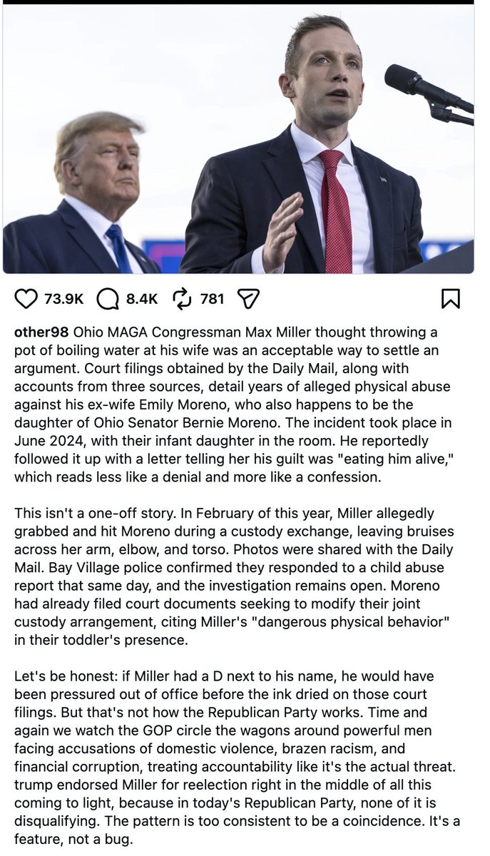 meidas_beth's tweet photo. @RepMaxMiller https://t.co/ye7zIagGVh