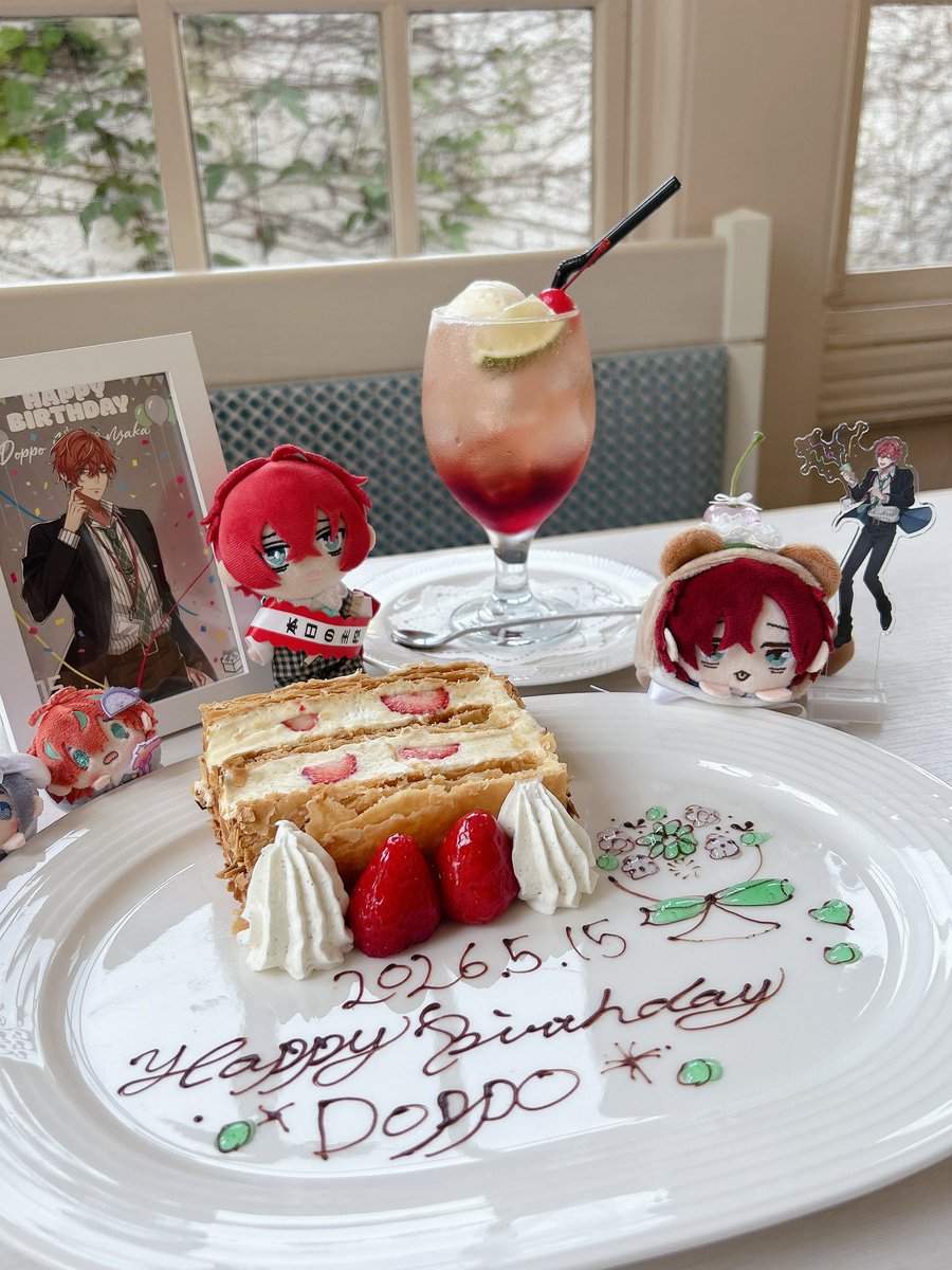 anptit's tweet photo. 独歩くんお誕生日おめでとう🎂🍓

#観音坂独歩誕生祭2026
#観音坂独歩生誕祭2026 https://t.co/3s07YLE95O