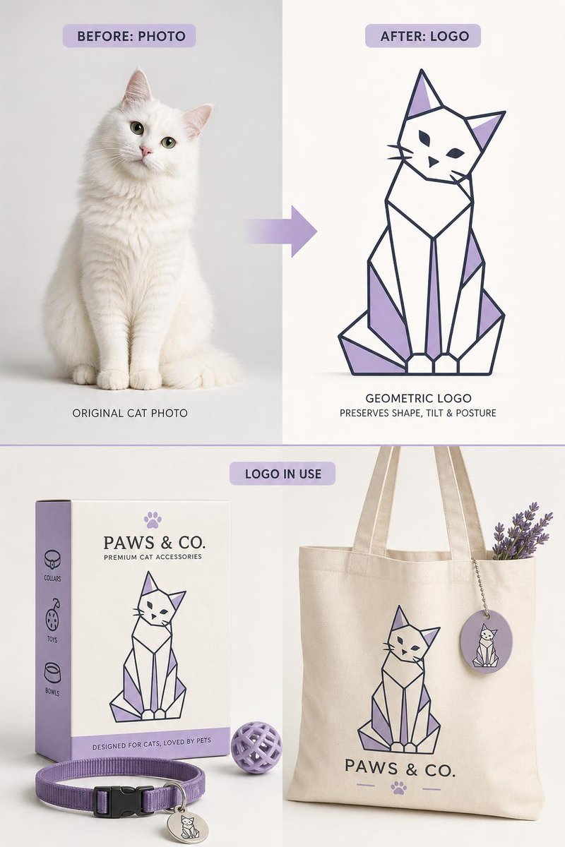 LogoCreator_AI's tweet photo. Pet photo → Pro Logo in seconds! 🪄
No design budget? Not sure what style to use?🤔
Just upload your pet’s photo and let AI create it for you!🥰
Your pet can be the star of your brand! 🐶😺🐰
Try it free  https://t.co/i8oti0EfP0
Which  style do you like best?🙌 https://t.co/aVz0rmfvto