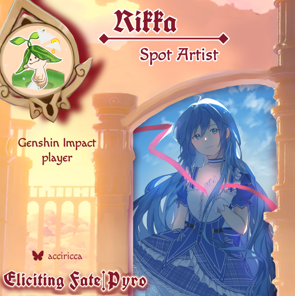 elicitingfate's tweet photo. 🔥Contributor Spotlight🔥

Spot Artist, Rikka, is keeping things toasty! ❤️‍🔥  

"Genshin Impact player" https://t.co/vhY3nTr1pR