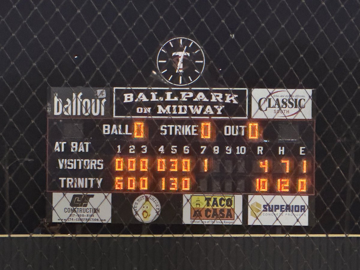 GarrettTuell's tweet photo. Big time win tonight by @THSBaseball1 over Hebron 10-4. Bowers was awesome on mound CG! Then @Rylanalaniz21  and Ethan both hit bombs in bottom of first to help us score 6 in first inning. Play tomorrow at 7 at Hebron HS for the sweep. I went 1-2, R with couple PO’s in the OF. Hammy’s still 85-90 but pushing through. @FoutsLeadership @zl_performance