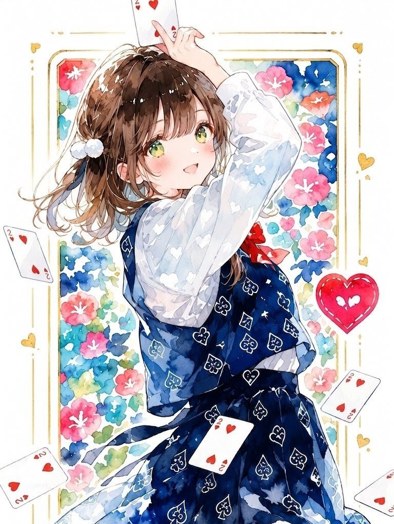 プリフェス トランプ AI魂総力戦_本気のトランプ展 ♥の2で✨