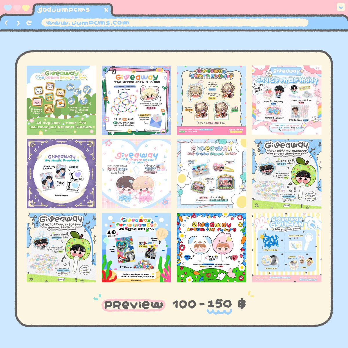 godjumpcms's tweet photo. ⓘ⠀pls kindly rt

╸ ⠀jum( p ) ⠀cms open ♡̶⠀𓈒
ส่งงานภายใน 1-5 วัน !
✦��ตอนนี้มีคิวว่างนะคะ

#รับออกแบบ #รับออกแบบgiveaway #commissionTH #รับออกแบบของแจก https://t.co/hJ1ACJwF6F