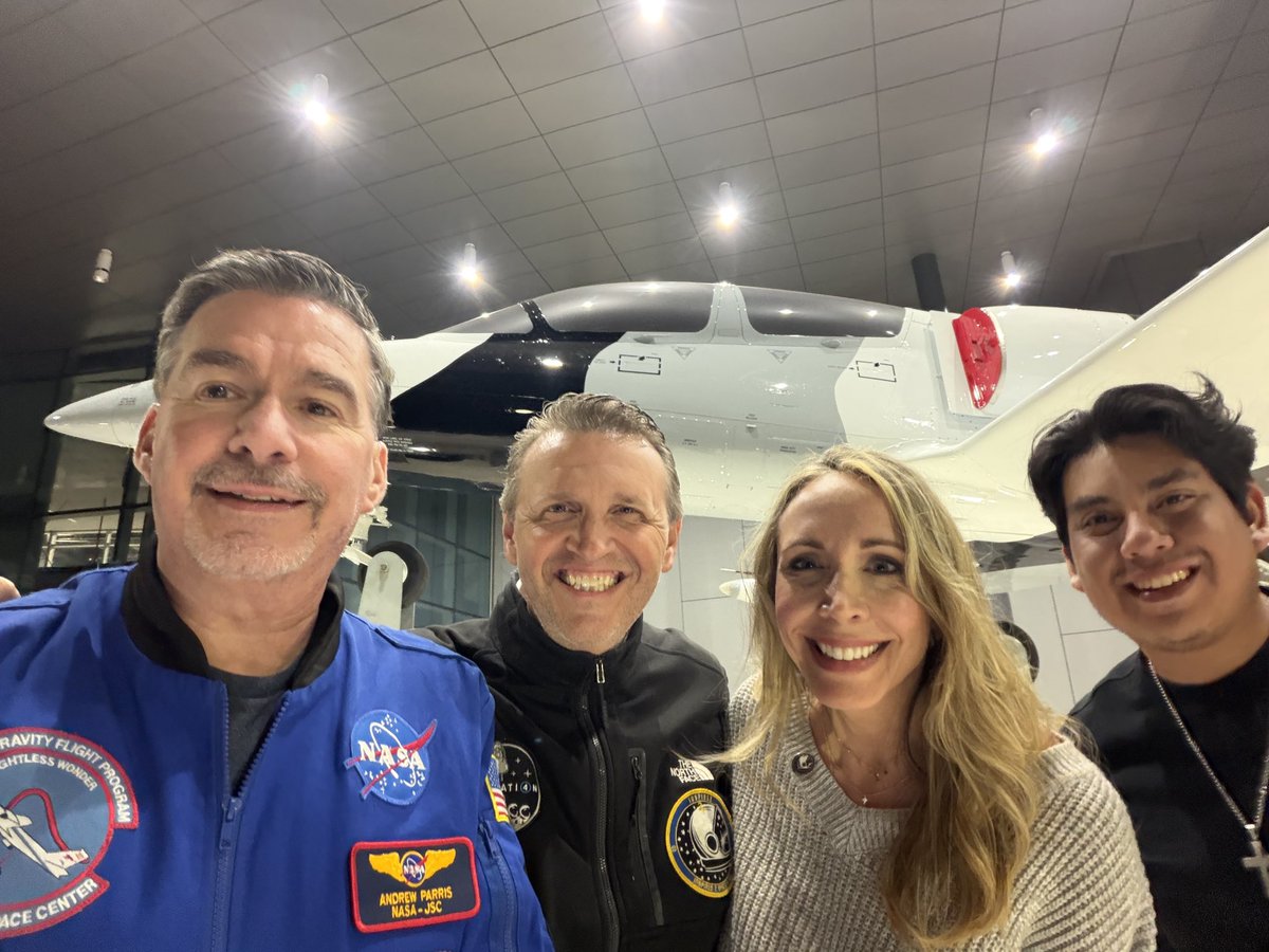 theinspired24's tweet photo. 4 members of the I24 Leadership Team doing a little night-before “launch” recon of the @inspiration4x Space Camp Skills Training complex. Seems we did something similar the morning before the I4 launch.🚀 

#inspired2space4all https://t.co/HxdAWeZVyd
