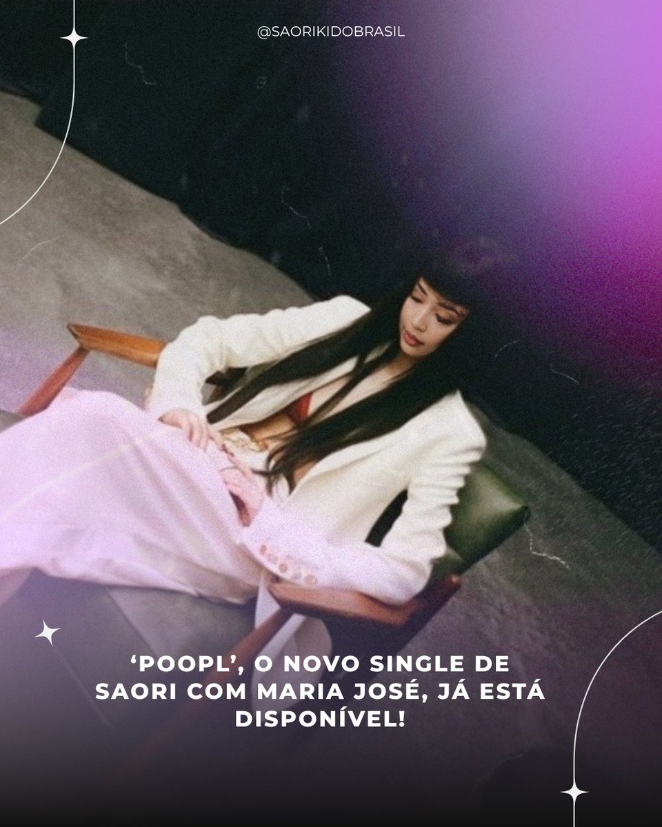 SaoriKidoBrasil's tweet photo. OUÇA JÁ! Novo single de Saori Kido com Maria José intitulado 'PoopL' já esta disponível
🔗https://t.co/SctP4u3BBU
🔗https://t.co/jd3rCDv9bE
#SaoriKido #NewMfx #MariaJose #Poopl https://t.co/500E2x9tnj