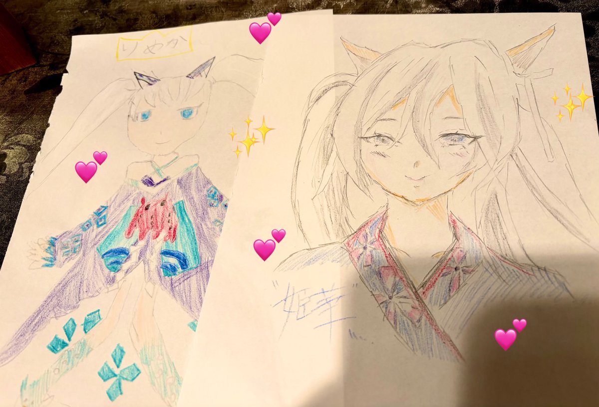 月夜と姫華 tweet media