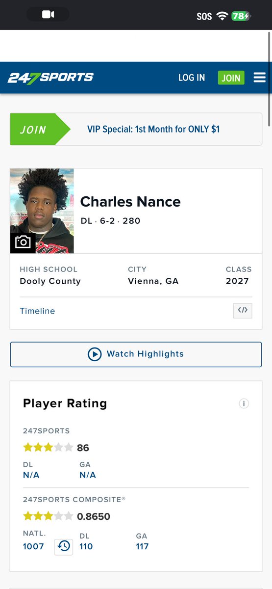 charlesnance57's tweet photo. Blessed to be ranked a 3 star on @247Sports @TomLoy247 @_CoachTA @coachphew @antwuan_clayton @ChaninHamilton @DCBobcats_ https://t.co/wH6LVUC8HA