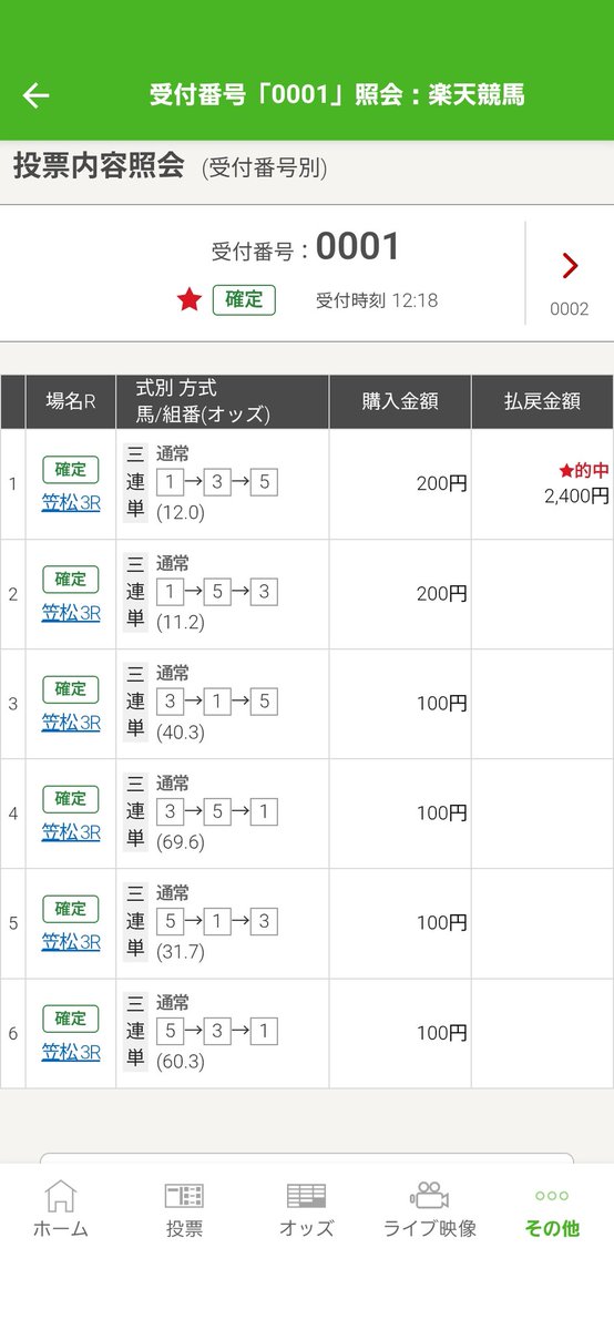 kenbabon's tweet photo. 本日の一発目の予想ありがとうございます😊🎯
上位3頭に絞って買えました！ https://t.co/Wrg5K5JvA3