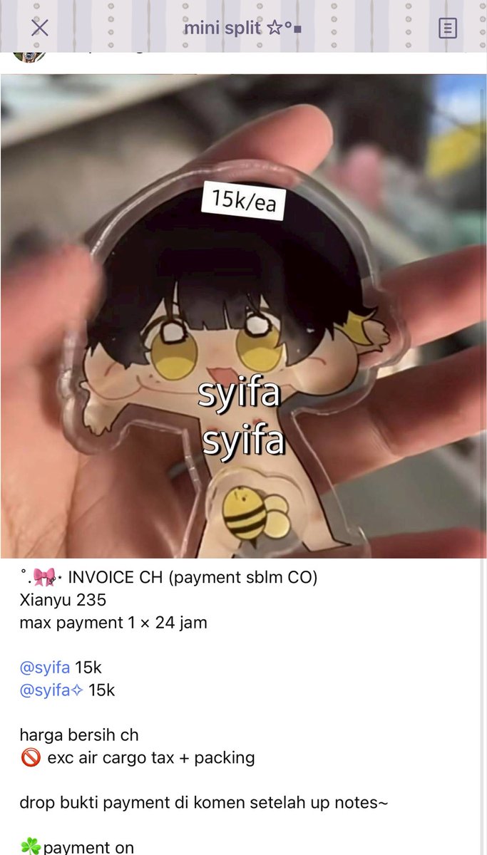 sinlymf's tweet photo. bjir buyer nya cm 2 syifa🤣 https://t.co/Dt70h7wWW5