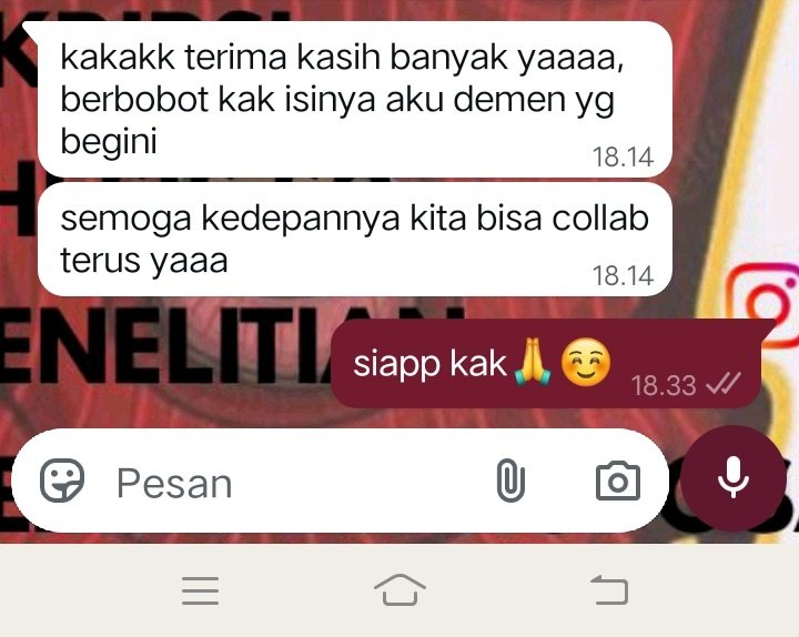 ackstorejoki's tweet photo. TESTIMONI REAL CUST REPEAT ORDER SKRIPSI, THESIS S2, SEMPRO, PENELITIAN SEMUA PRODI 💯
TRUSTED AND FAST RESPONSE 👌 https://t.co/5W1xyo1w6M