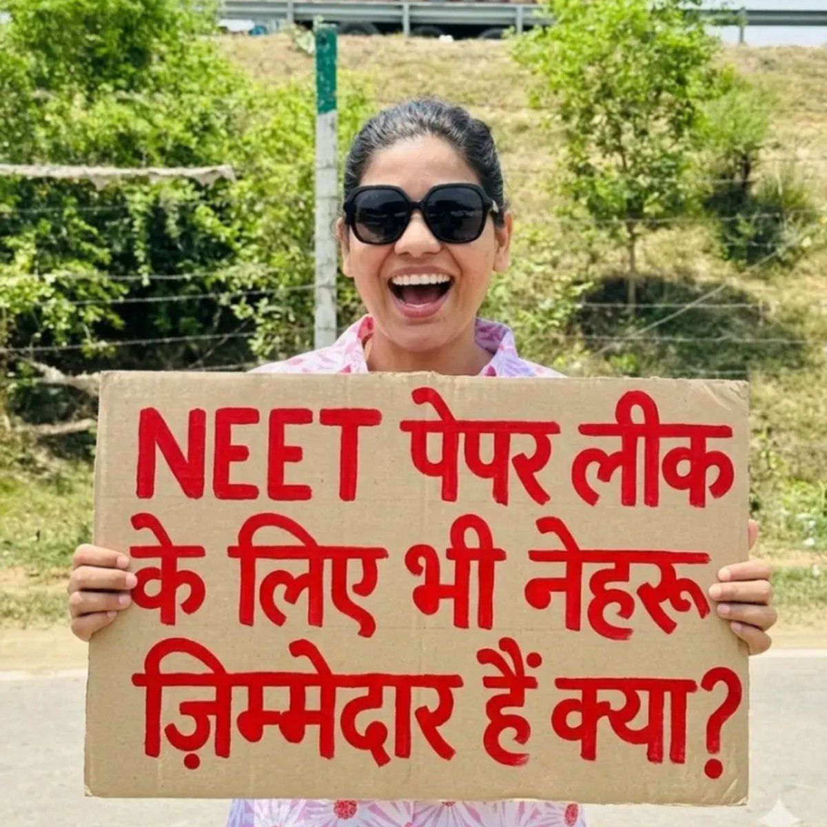 ThePolityHub's tweet photo. NEET पेपर लीक के लिए भी नेहरू जी ज़िम्मेदार हैं क्या?🤔 #neet2026cancelled #neet #neetexam https://t.co/jf6V8hElPn