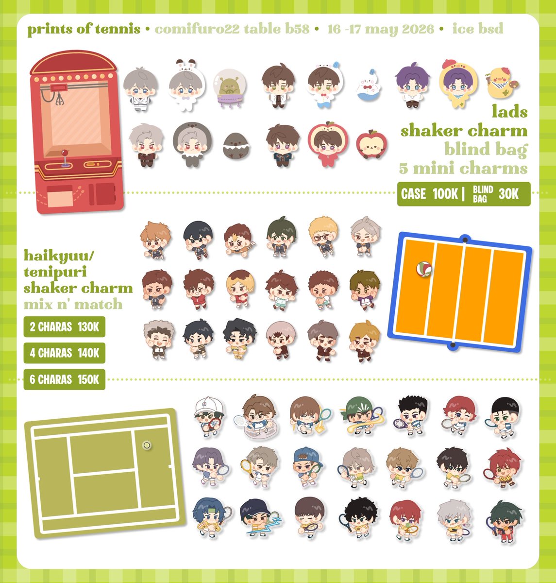 harem_wip's tweet photo. OTS catalogue for #CF22 

📍table B58 (both days)
📅 16 - 17 may
🎾 tenipuri | GSGW | DOD | haikyuu | LADS | PLAVE | one piece | ghibli

qr payments will be available but cash is much preferred! https://t.co/wkExG4zq8K