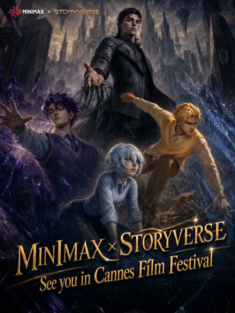 MiniMax × Storyverse at Cannes Film Festival 🎬  

Join our official Cannes Next panel on May 16 to ...