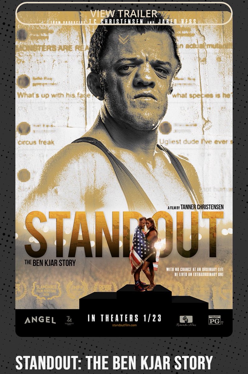 ScottMoss4's tweet photo. What an amazing opportunity to meet Ben Kjar. I absolutely love movies (and music) that truly inspire growth and positive change, and Standout: The Ben Kjar Story is at the top of the list. What a powerful story about an amazing man. https://t.co/LFu5kW9YIV
