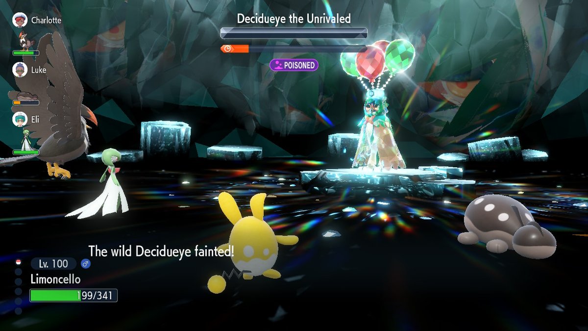 Flametix's tweet photo. azumarill solo decidueye raid #pokemonscarletviolet 

https://t.co/JMXk3lJXsn https://t.co/CdCvygKbQD
