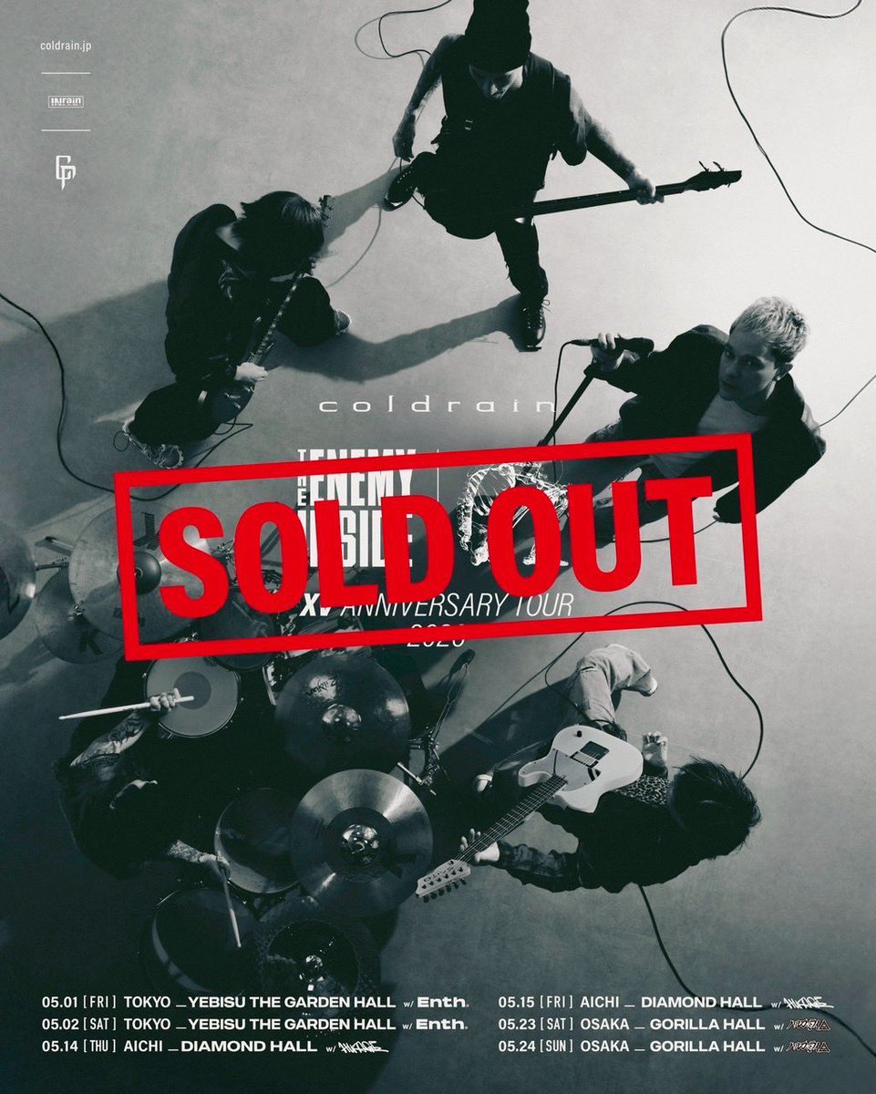 coldrain_official tweet media