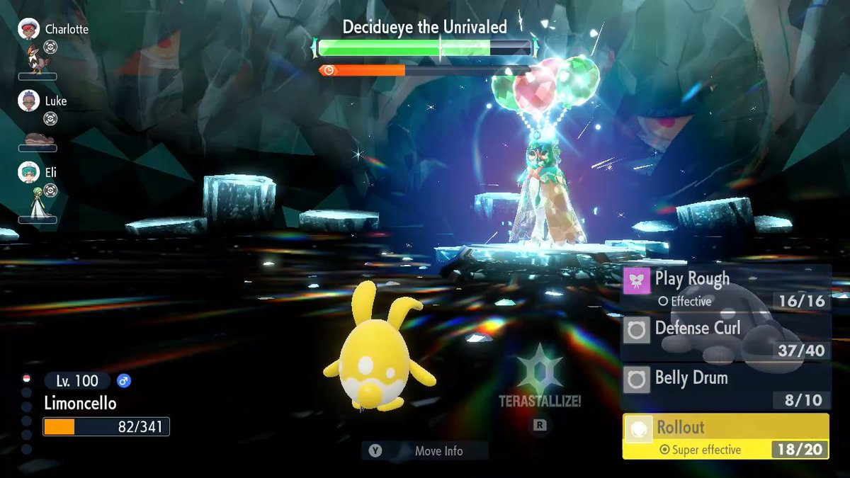 Flametix's tweet photo. azumarill solo decidueye raid #pokemonscarletviolet 

https://t.co/JMXk3lJXsn https://t.co/CdCvygKbQD