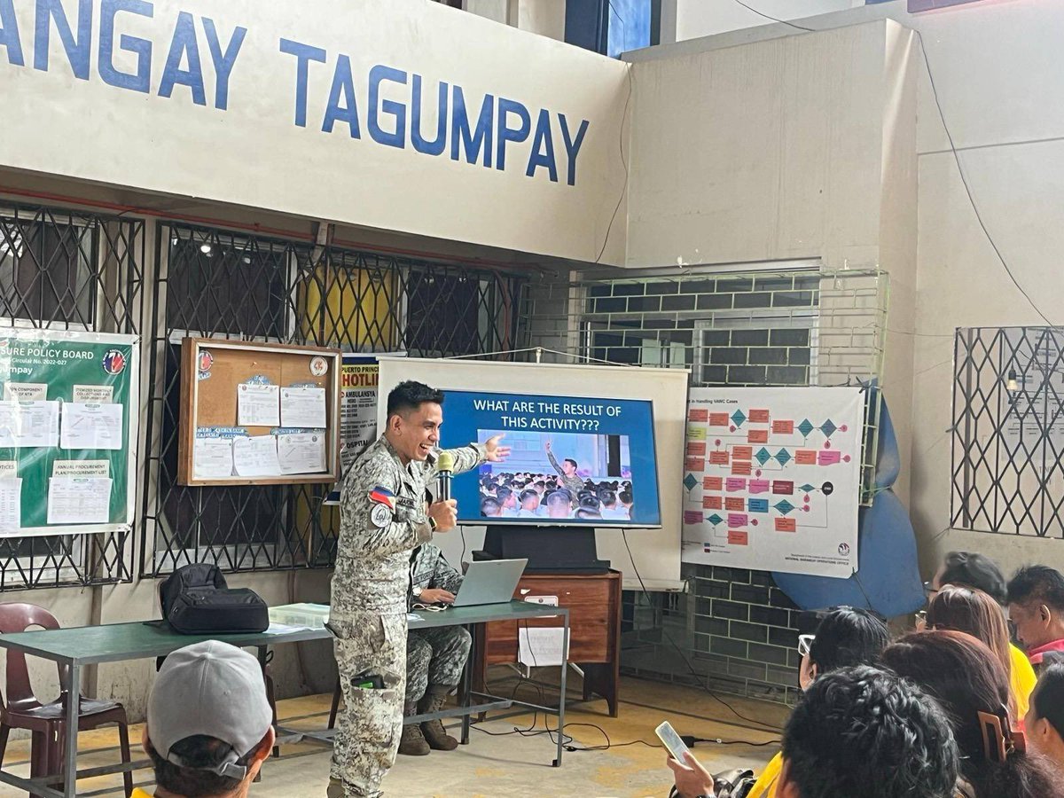 TOWWestPAF's tweet photo. TOW West conducts Peace and Development Forum in Puerto Princesa https://t.co/tiqLdmffM2