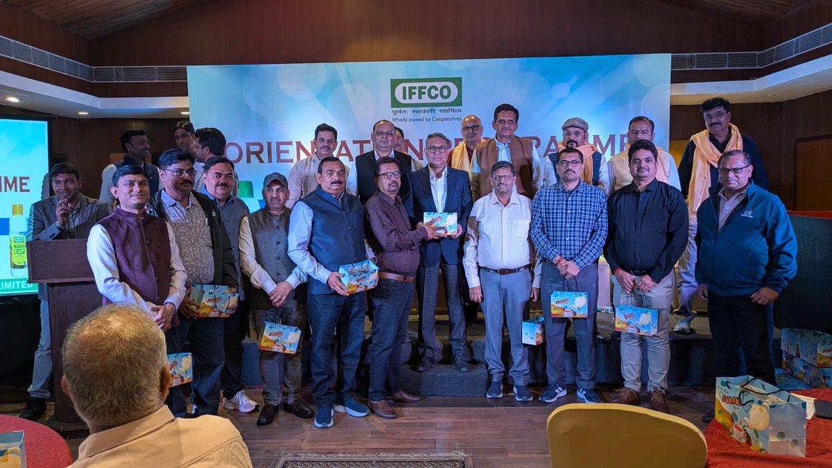goyalanirudh1's tweet photo. Orientation Programme of IOA concluded successfully with meaningful interaction.
Sincere thanks to Shri @Dileep_Sanghani Shri @KiritkrJPatel for their continuous support Appreciation to Shri @rajeshsisodia8 for giving a strong start with insightful explanation of IFFCO’s Vision. https://t.co/wl5SFP0NpS