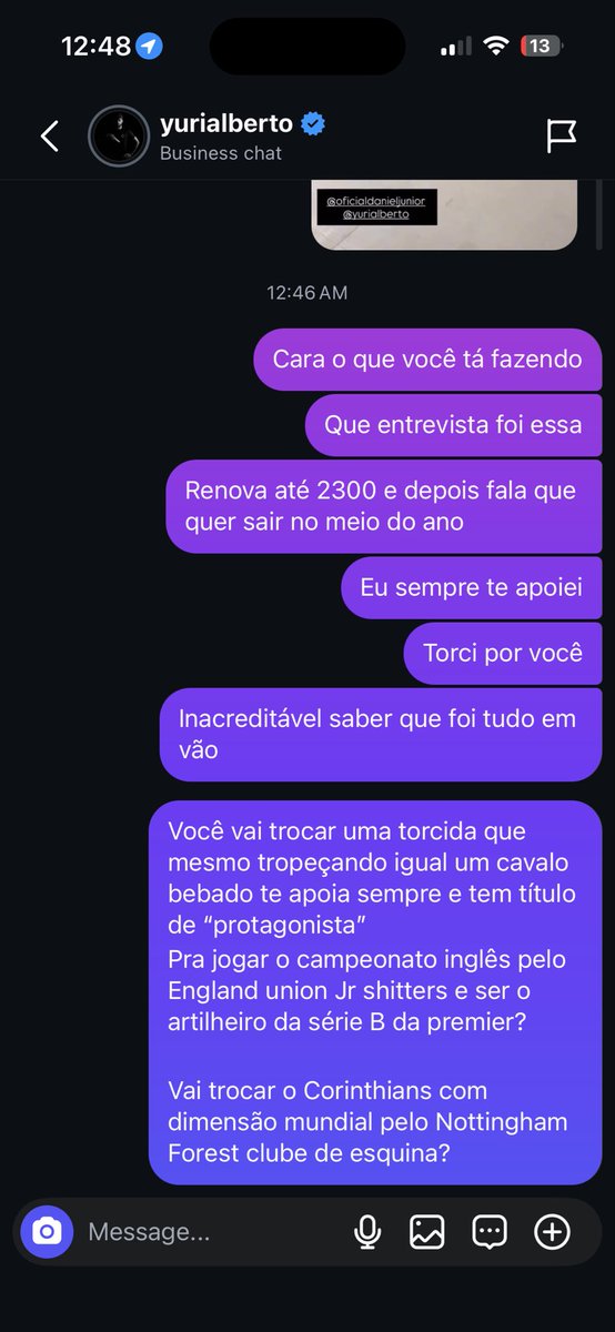 Fala merda Yuri tweet media