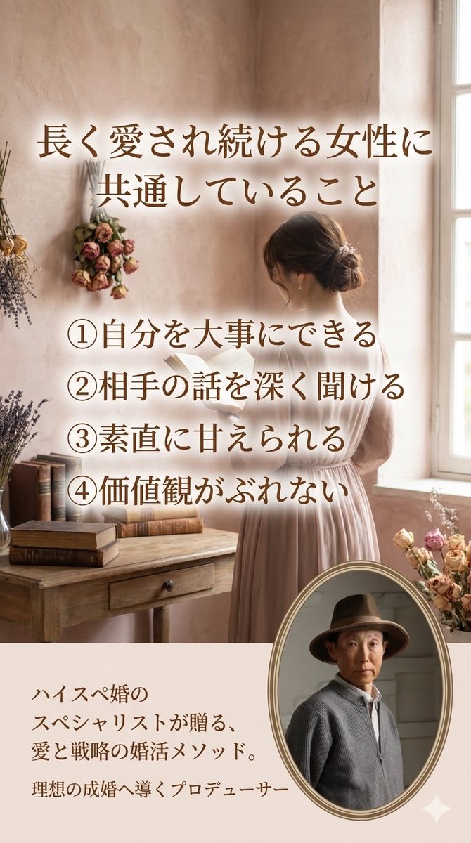 静岡婚活「あいうえお」やす🌙| ハイスペ婚プロデューサー tweet media