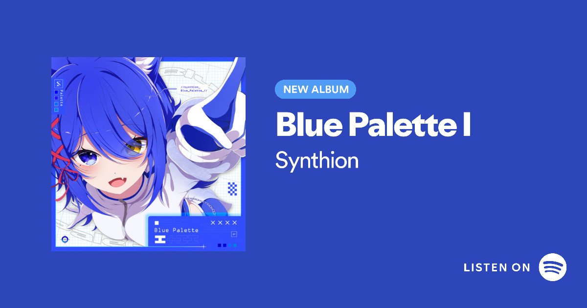 synthionmusic's tweet photo. out now on streaming 🩵

https://t.co/MLwaWPXTMI https://t.co/ODP6NlxBGH