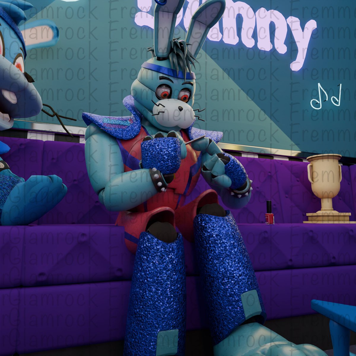 Glamrock Freddy tweet media