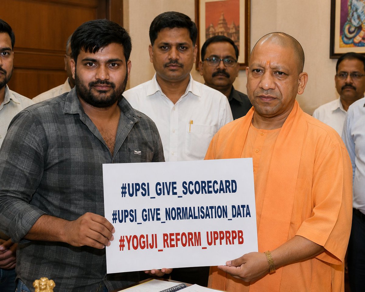 Sonukum29100162's tweet photo. #UPSI_GIVE_SCORE_CARD
#UPSI_GIVE_NORMALISATION_DATA
#YOGIJI_REFORM_UPPRPB
#upsi_bharti_4543 
@upprpb @UPGovt @CMOfficeUP @myogiadityanath @ChiefSecyUP 🙏 https://t.co/wu1PvofjTw