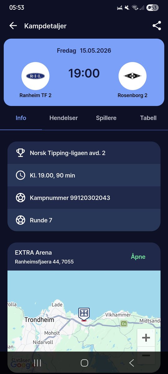torekro's tweet photo. Fredagstipset mitt er å ta turen til Ranheim i dag. https://t.co/8uby2PpsDk