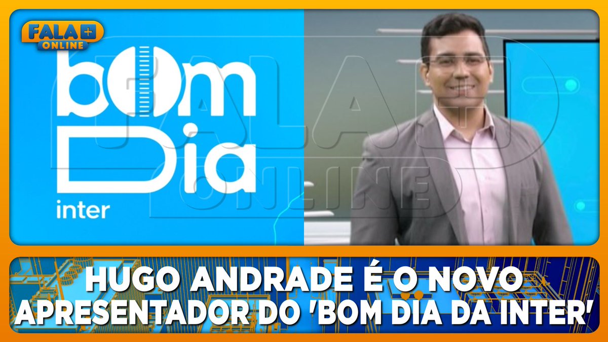 falamaisonline's tweet photo. Hugo Andrade é o novo apresentador do 'Bom Dia da Inter RN'.
https://t.co/zH0ciDPjBz
#InterTVRN #TVGlobo #Televisão #FalaMaisOnline https://t.co/z86QrO3m9q