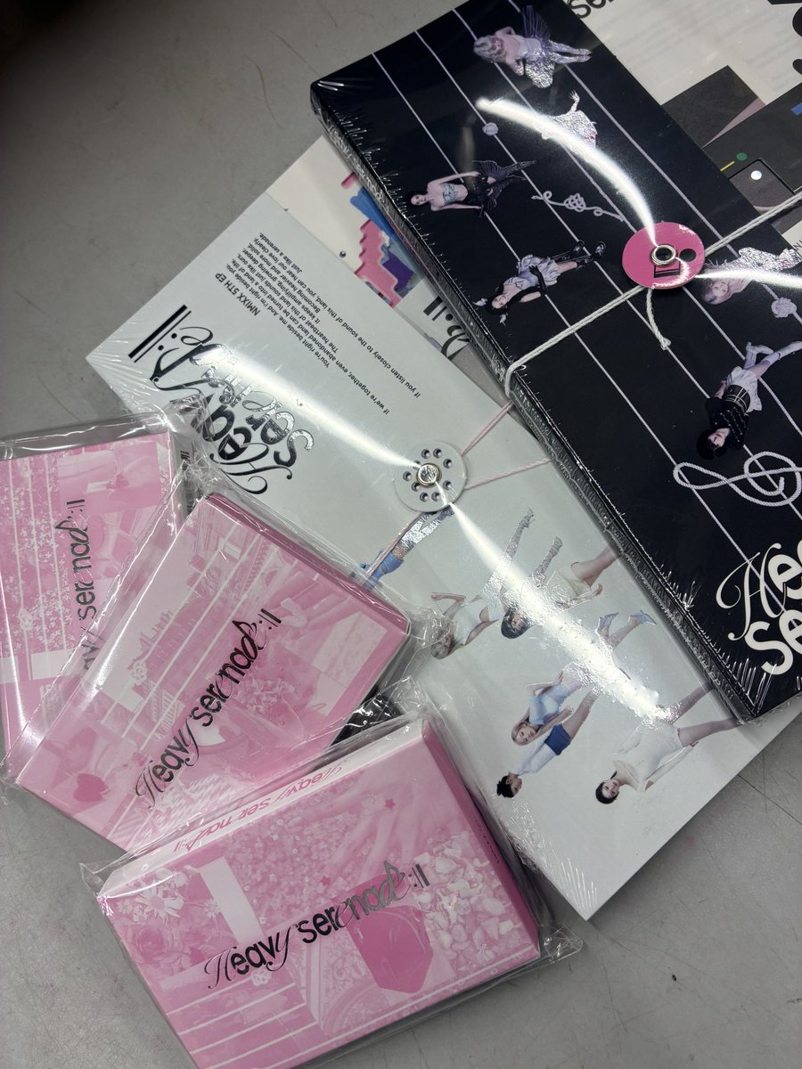 NMIXX】 5thEP『#HeavySerenade』 ただいま入荷致しました〜💞 🎁特典
