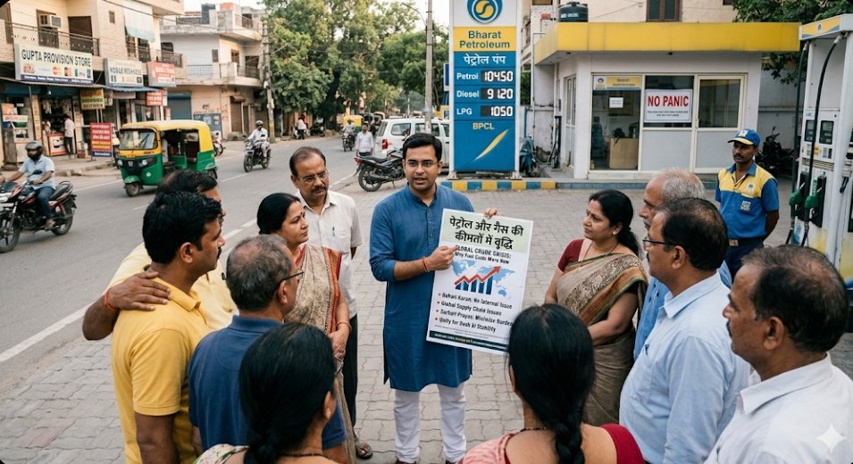 Avi__014's tweet photo. Petrol aur gas ke damon mein badhat global crude oil crisis ki wajah se hai par jitni umeed thi usse kafi kam izafa hua hai Ye waqt politics ka nahi balki mil jul kar rehne ka hai Panic na kare aur desh ki stability ka saath dein #PetrolPriceHike
#DieselPriceHike
#FuelPriceHike https://t.co/bbfDDWLBZL