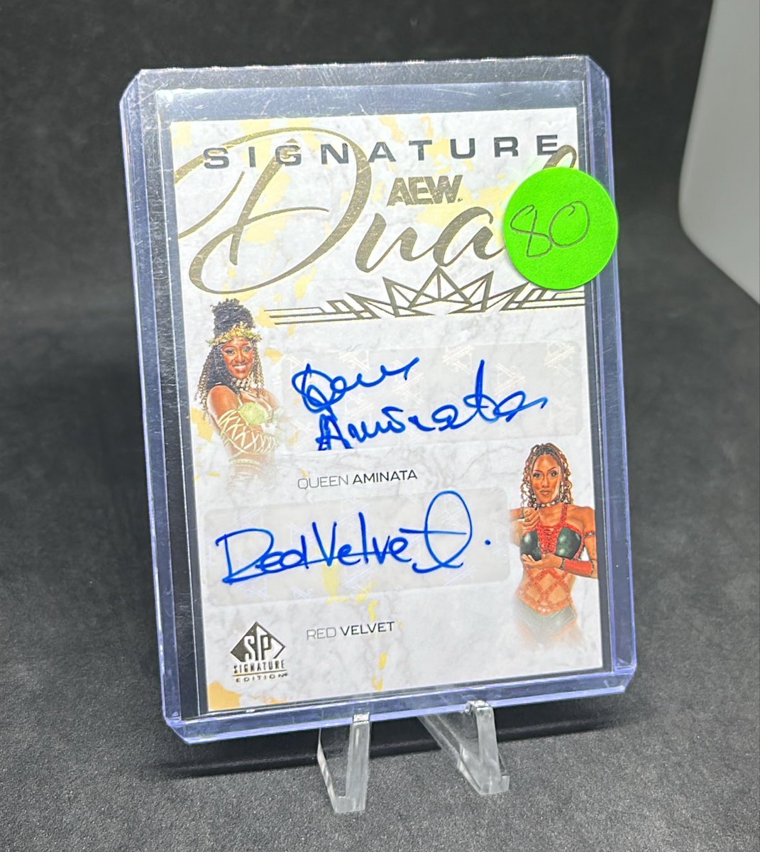 KyleKnyx's tweet photo. These 2’s duals actually go crazy high for some reason. 
$40

Repost for me if you’re a real 1
#rozcardsale 
#wrestlingcards #wrestlingcards 
Sale ends THURSDAY 5/14 
See pinned for giveaway and details. https://t.co/OPh9zK7t1G